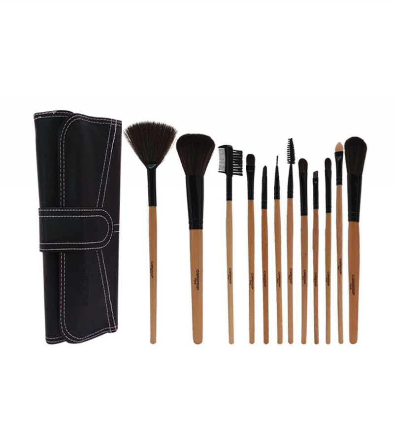 12 piece makeup brushes set for women.