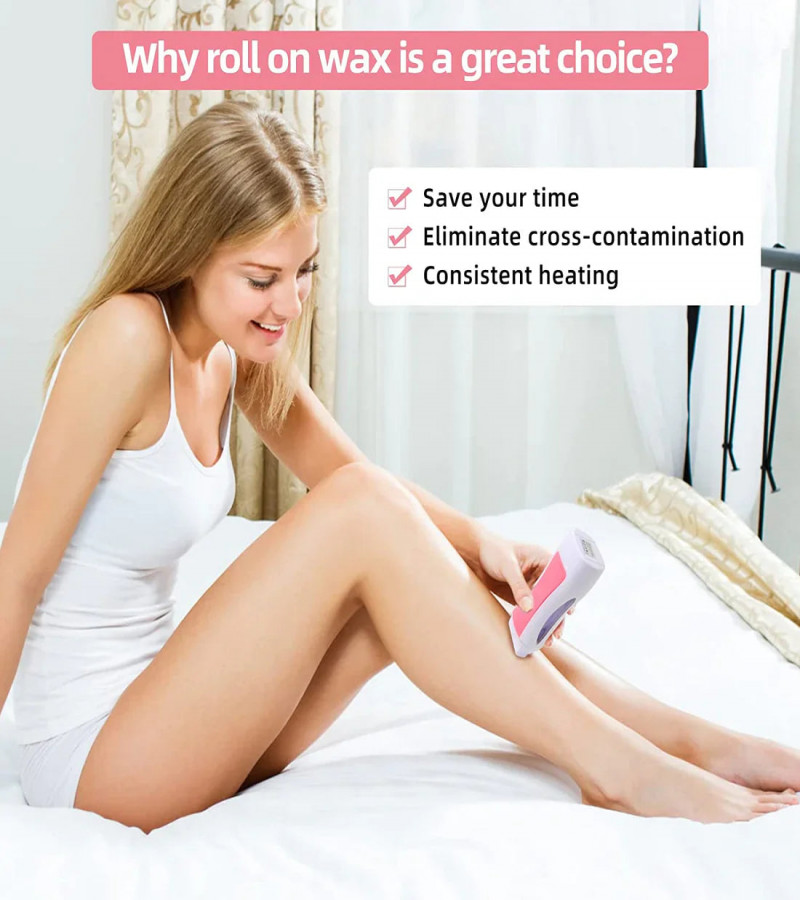 3 In 1 Wax Heating Machine with Wax and Wax Papers