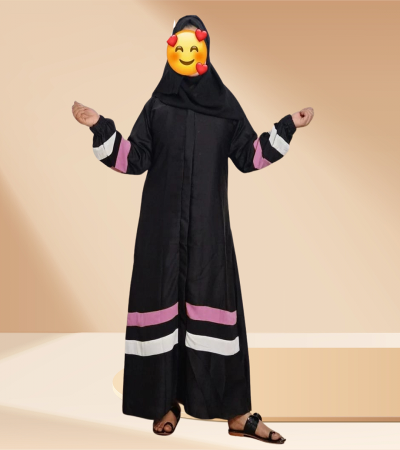 Artical front open abaya