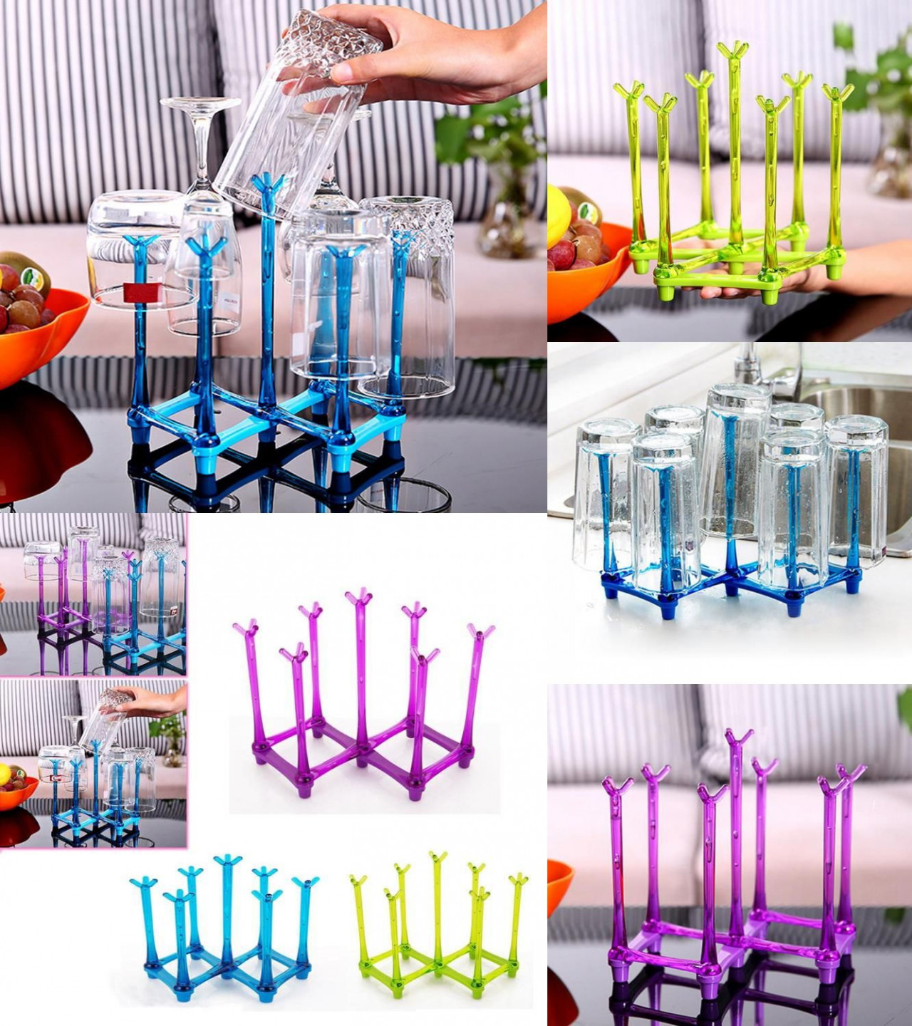 Crystal Foldable/Expandable Glass Holder