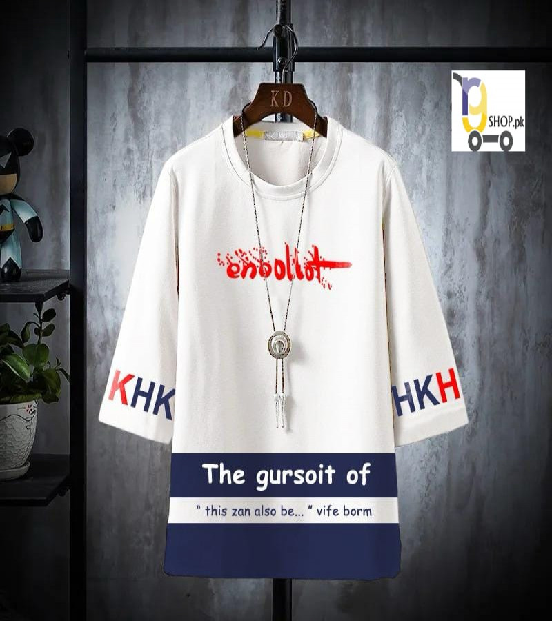 Drop shouldar Srylish Printed TShirt for Men.