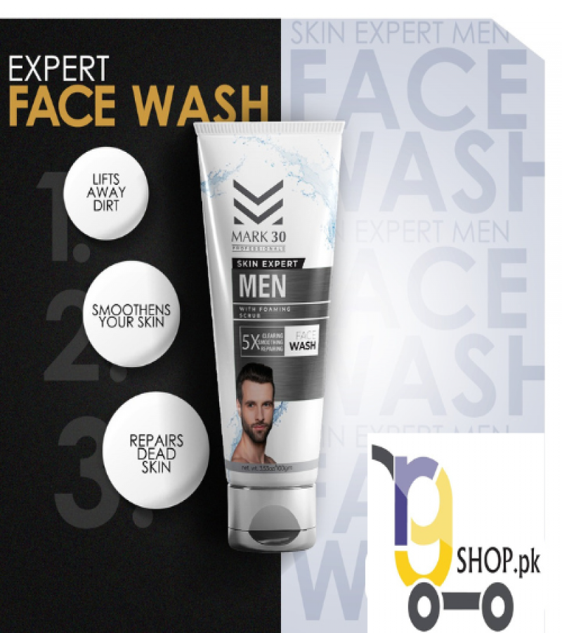 face 30 skin expert men face wash