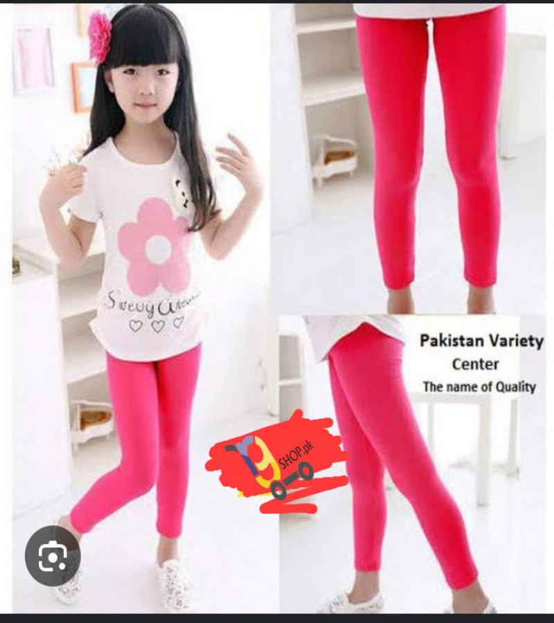 Girls Plain Tights Leggings Pajama