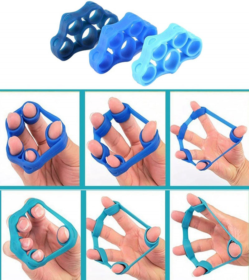 Imported Fingers Stretcher Resistance Silicone Band Finger Grip Strengthener