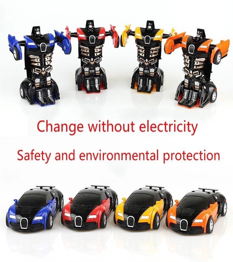 Kids Interchangeable Direct Robot Car.