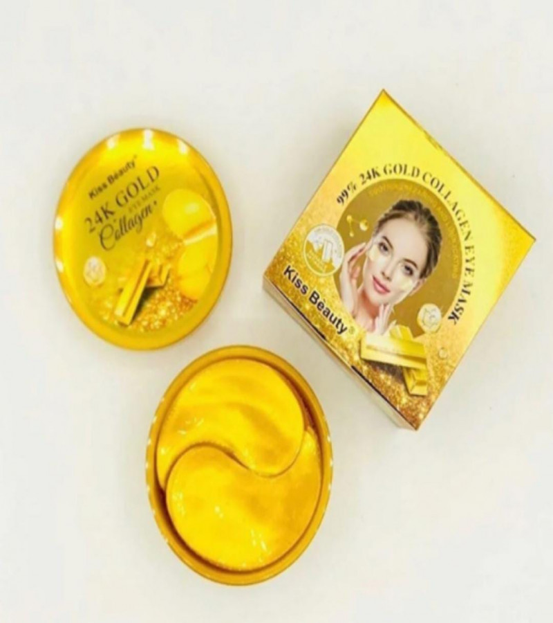 Kiss beauty 24k gold eye mask collagen good quality
