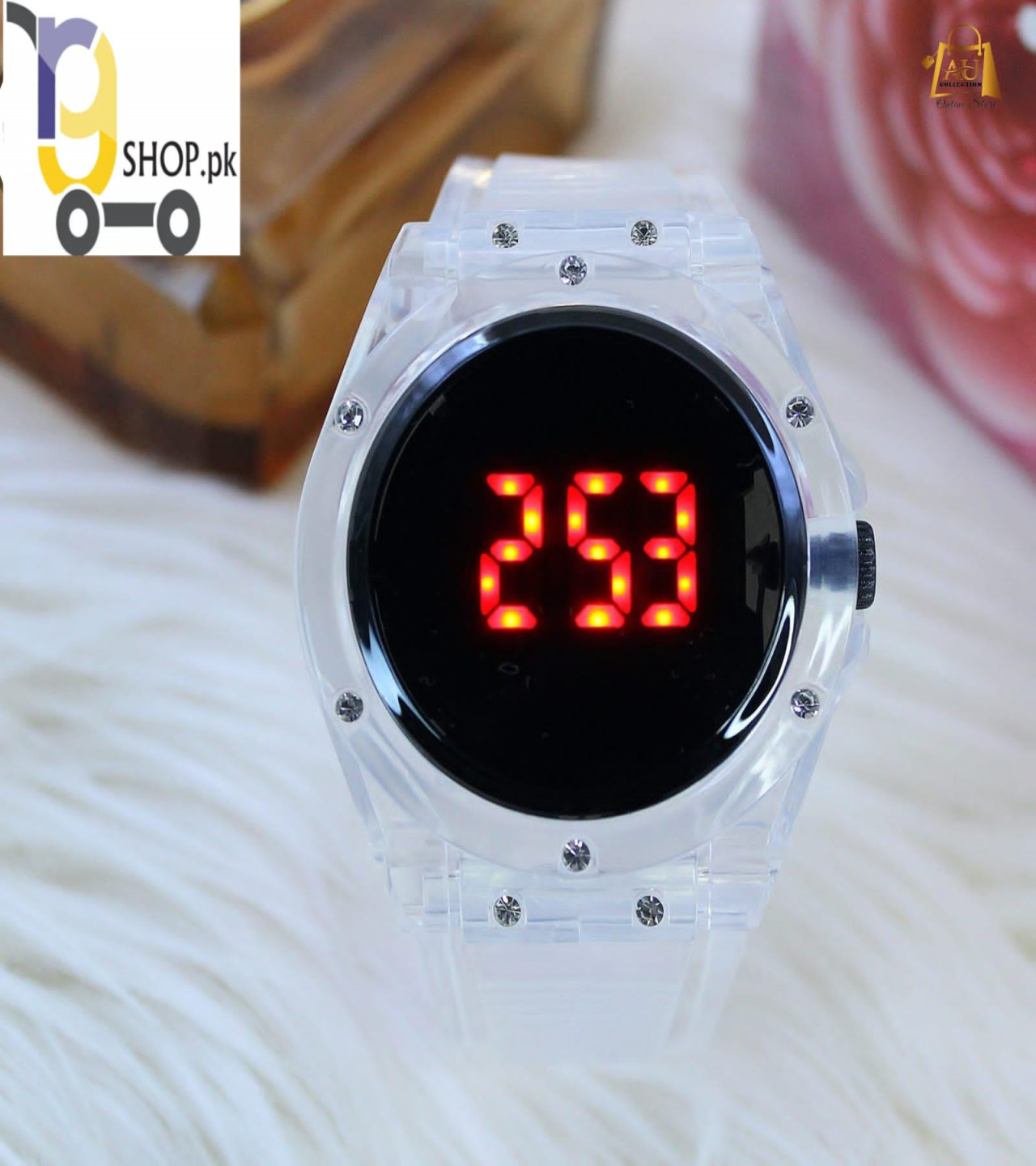 LED TRANSPERNT WATCH FOR MEN AND WOMEN | RGshop.pk