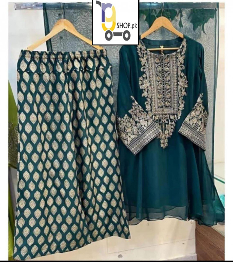 Luxury Embroidered 3Pec Suit for Women.