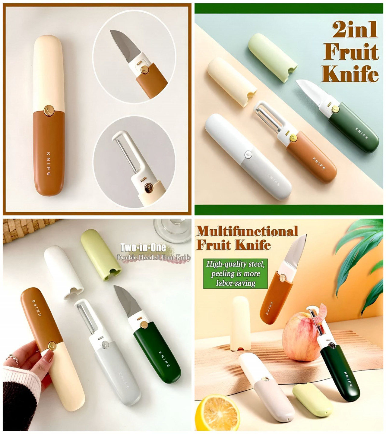 Luxury Fruit Peeler Knife Stainless Steel Slicer