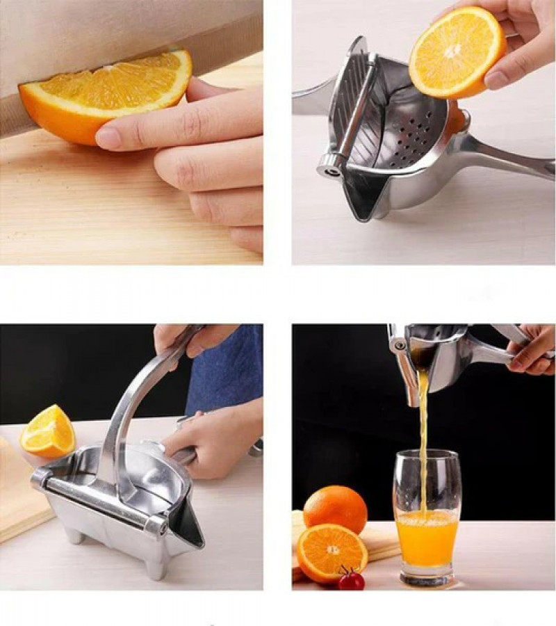 Manual Hand Press Juicer Squeezer Household Fruit Juicer Extractor Real Stainless Steel Lemon Squeezer Citrus Juicer Hand Press