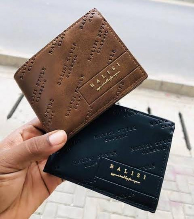 Men's Wallet Classic Dark Brown And Classic Black