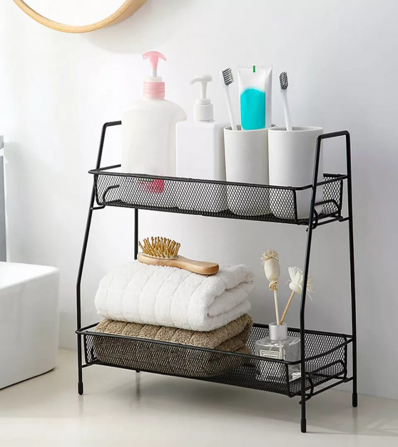 METAL SHELF 2 LAYER Stand