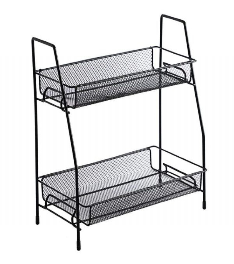 METAL SHELF 2 LAYER Stand