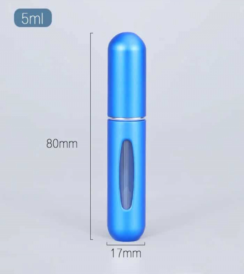 PORTABLE MINI REFILLABLE PERFUME BOTTLE WITH SPRAY.