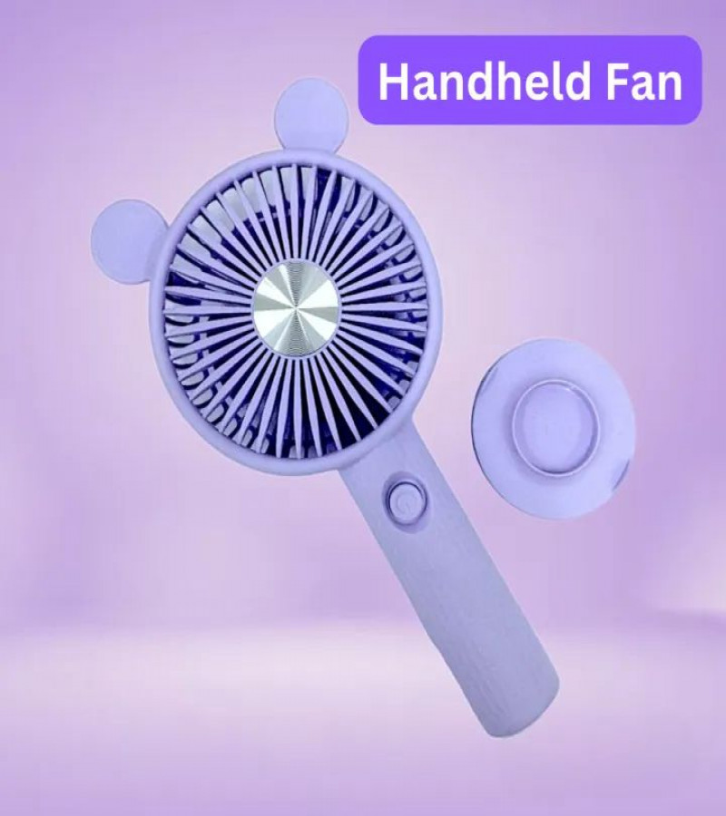 Rechargeable Handy Fan with Bear Ears