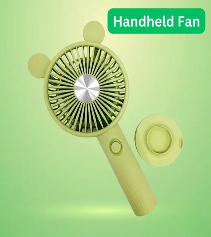 Rechargeable Handy Fan with Bear Ears