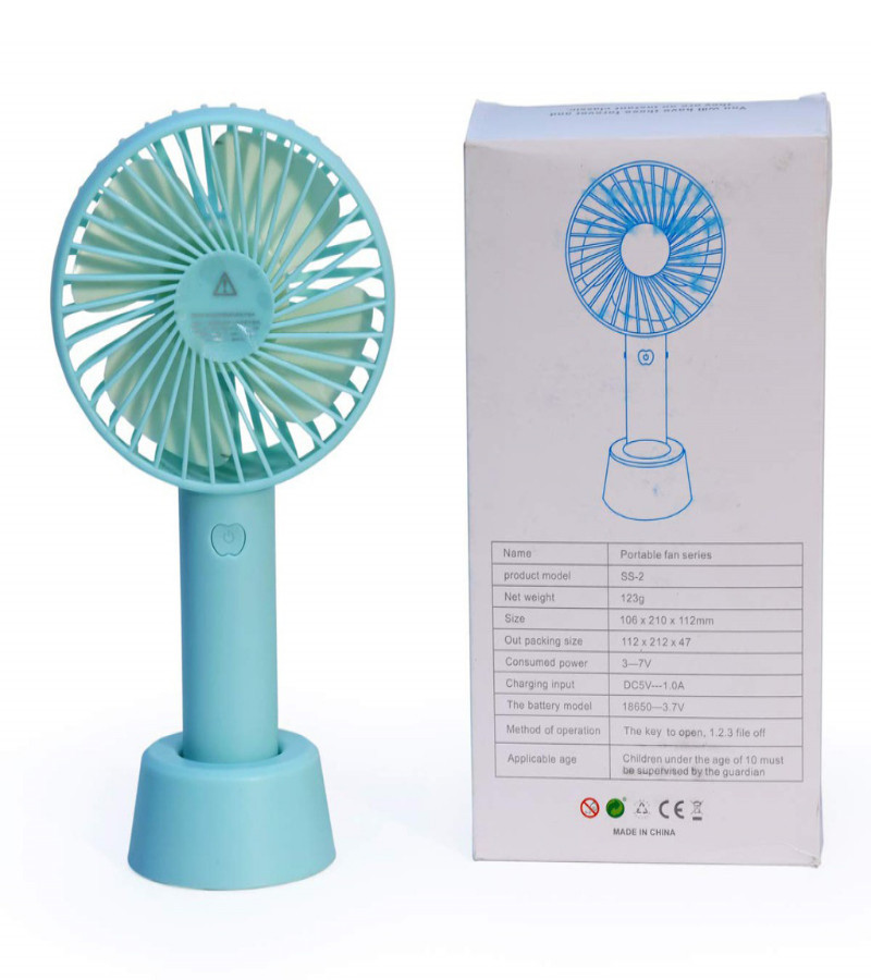 Rechargeable Handy Fast Fan with 3 Speed Control