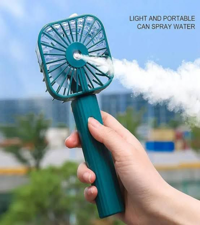 Rechargeable Handy Mist/Humidifier Fan with 3 Speed