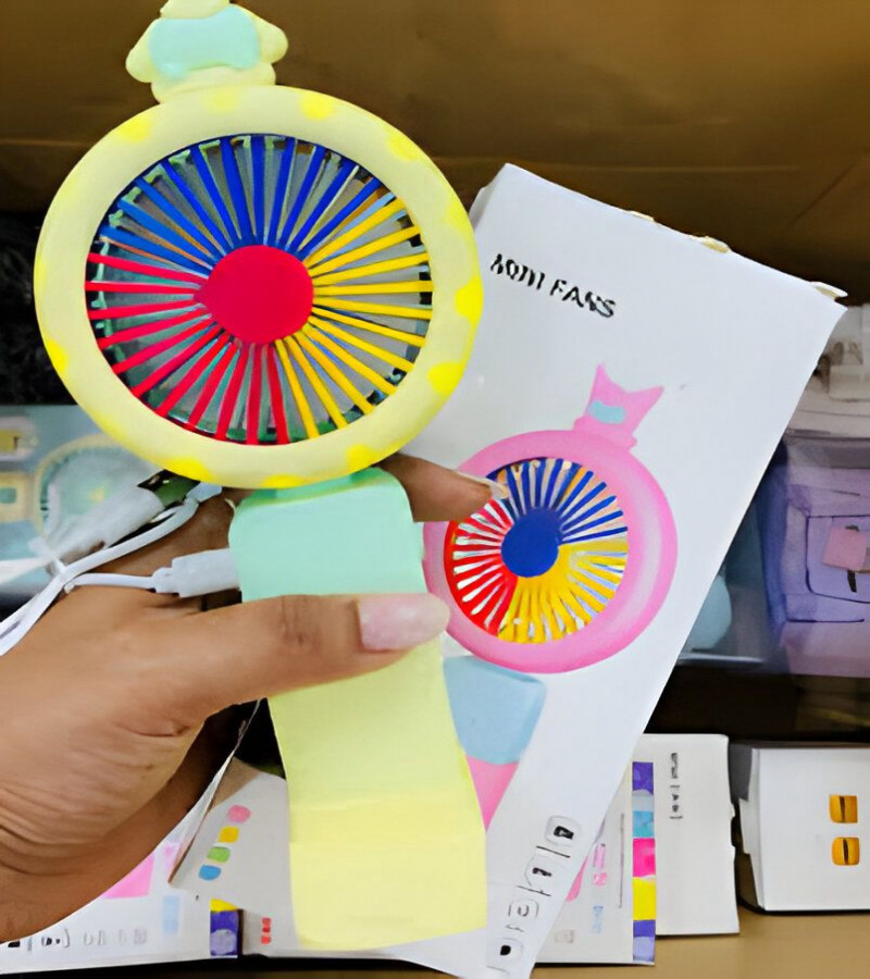 Rechargeable Handy Sharp Lightening Effect Fan Quantity