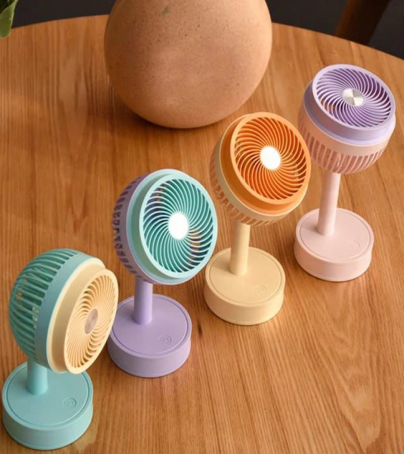 Rechargeable Table Fashion Fancy Fan with 3 Speed Controller