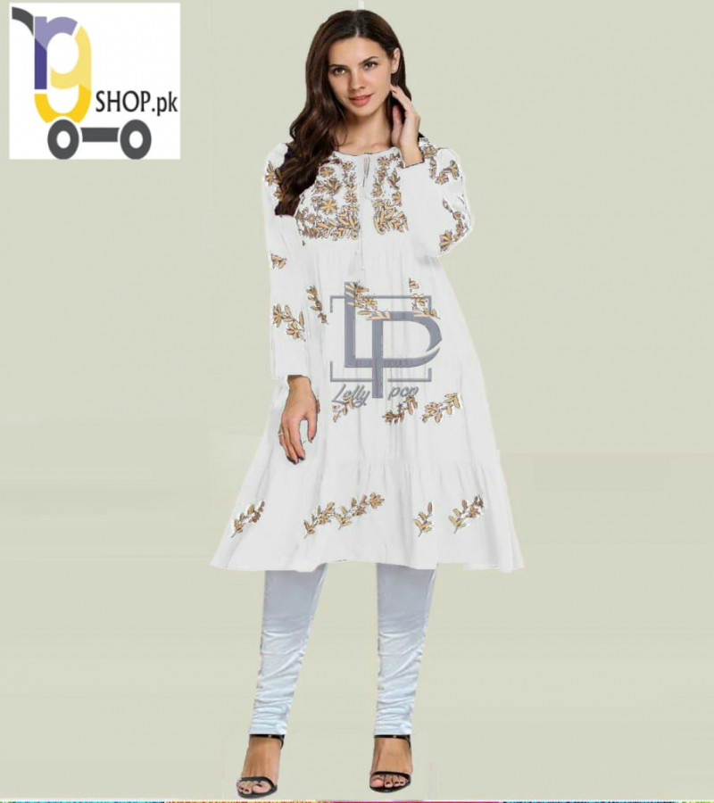 Stylish Embroidery Frock for women