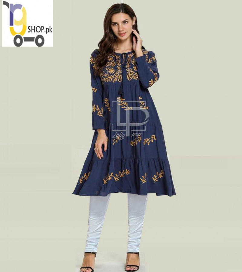 Stylish Embroidery Frock for women