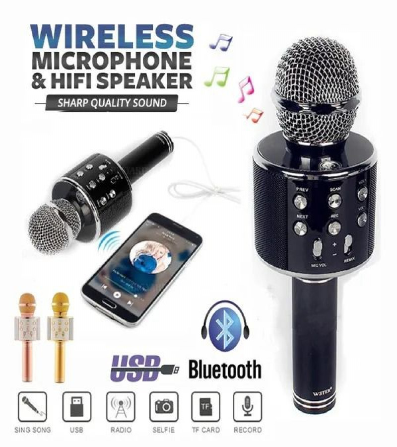 Wireless/Rechargeable Bluetooth Speaker Mic